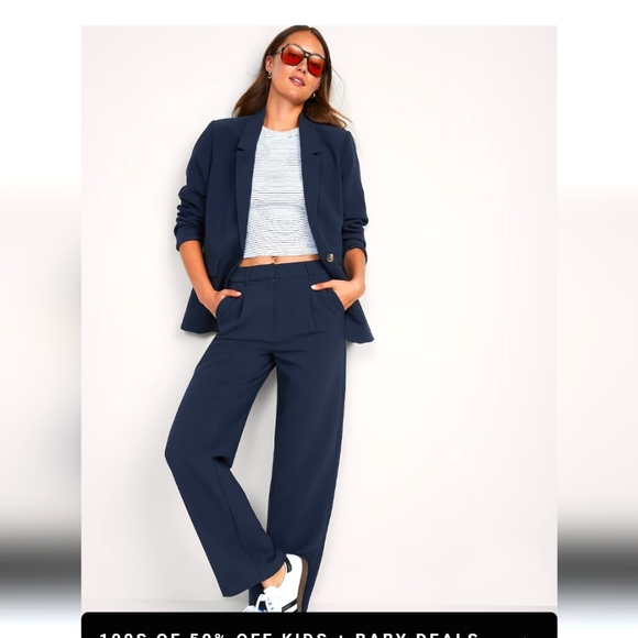 NWT Extra High Waisted Wide Leg Pants - Picture 2 of 5